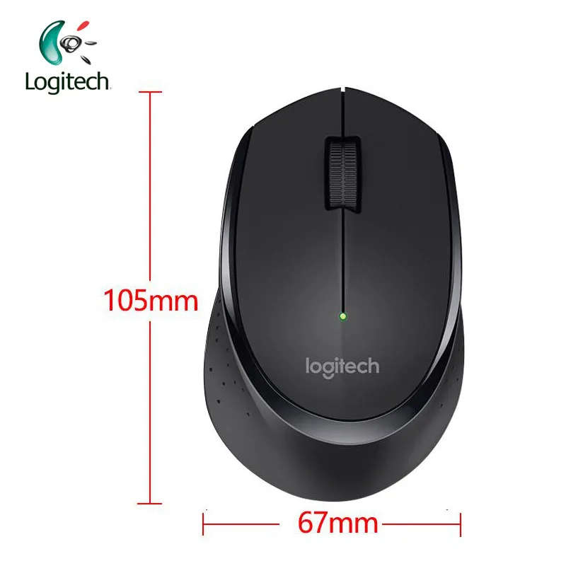 Двусторонняя роликовая беспроводная мышь Logitech M330 с usb приемником поддерживает