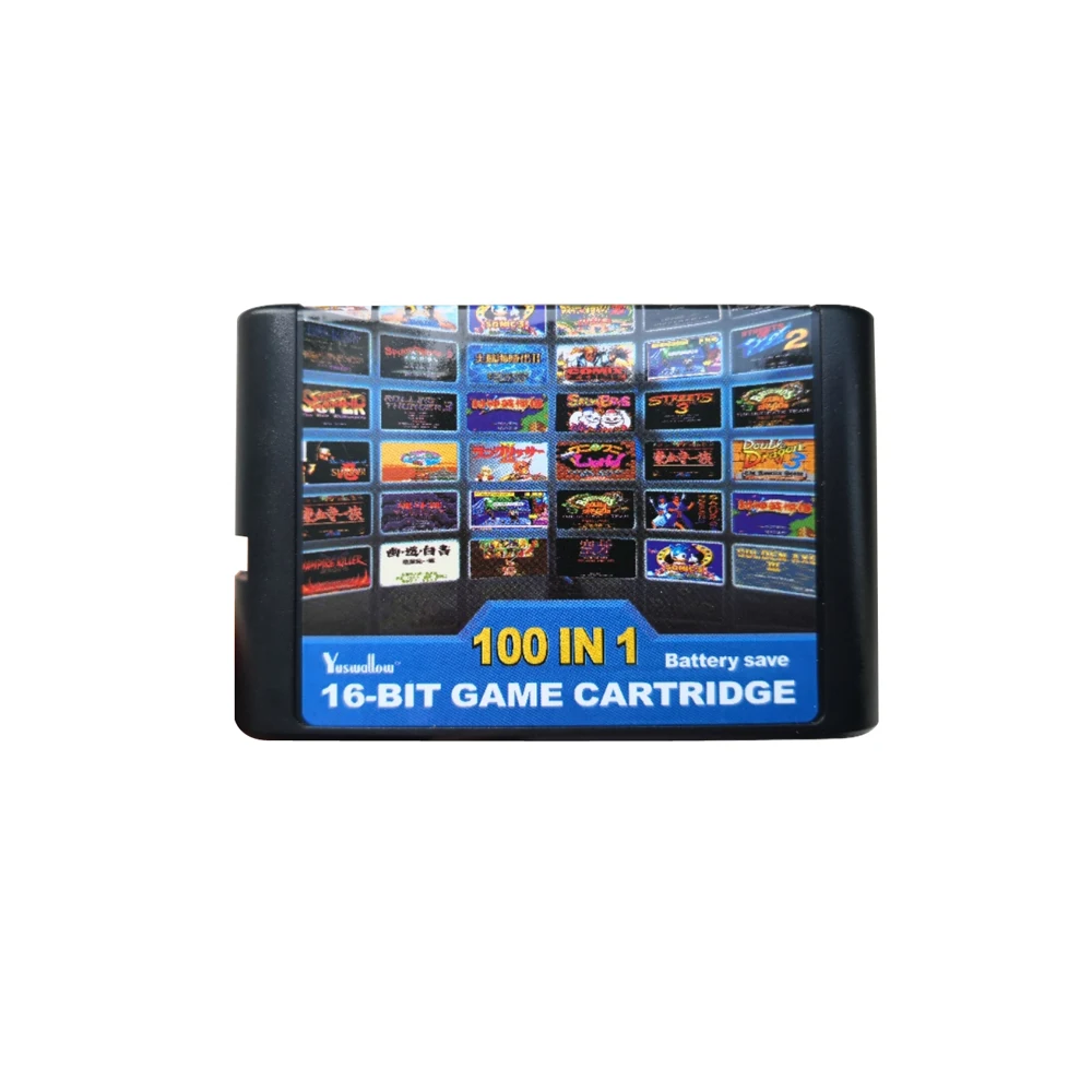 100 в 1 мультиигровые карты картридж 16 бит игры для Sega Mega Drive MD консоли Genesis