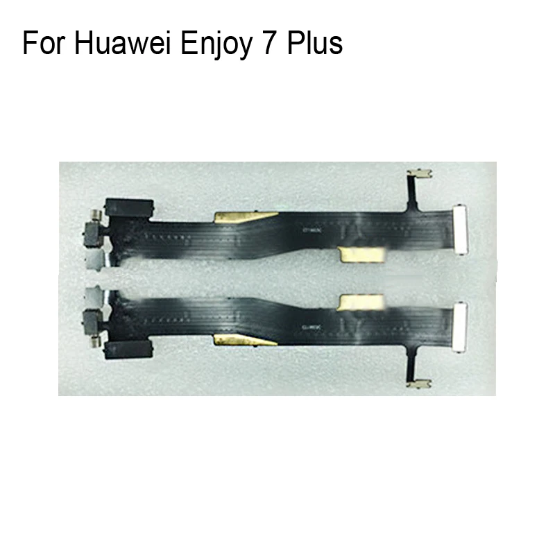 Оригинальный Для Huawei Enjoy 7 Plus плата гибкий кабель материнская USB зарядное