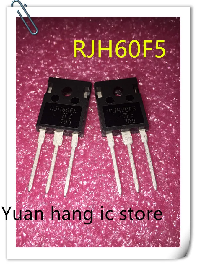 Бесплатная доставка, 10 шт./лот, RJH60F5DPQ RJH60F5 TO-247 RENESAS N канальный IGBT высокоскоростной переключатель мощности, 100% новый оригинальный
