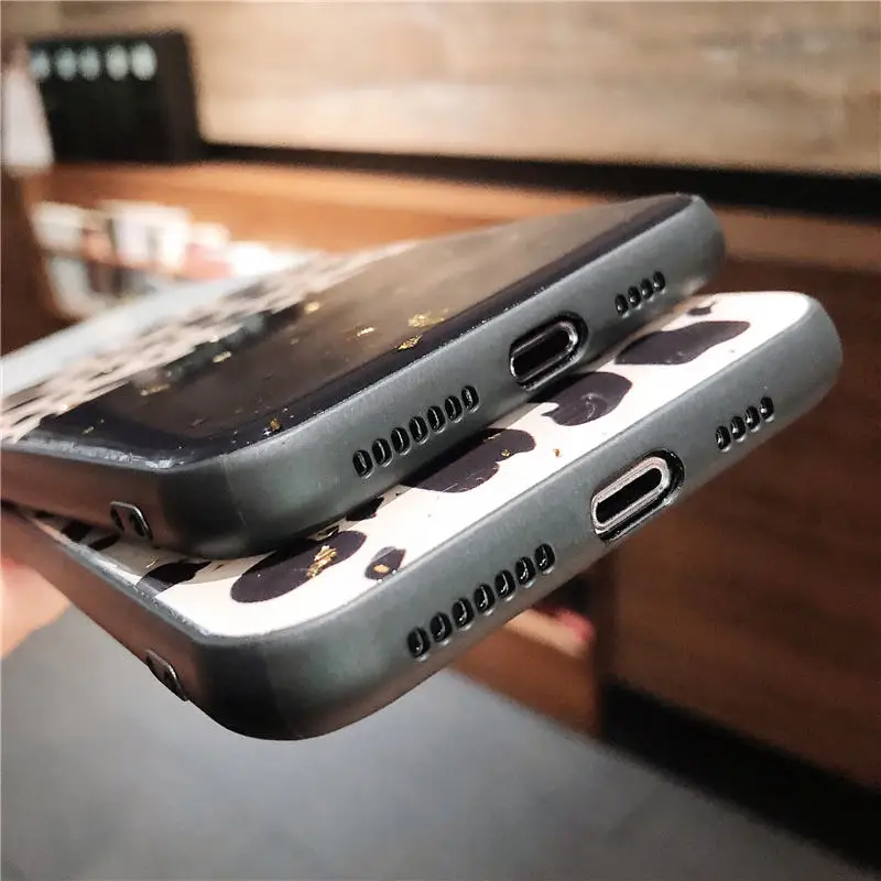 

Luxury Gold Foil Leopard Case For Samsung Galaxy S20 Ultra Back Cover For Samsung S8 S9 S10 S20 Plus Note 8 9 note 10 Case