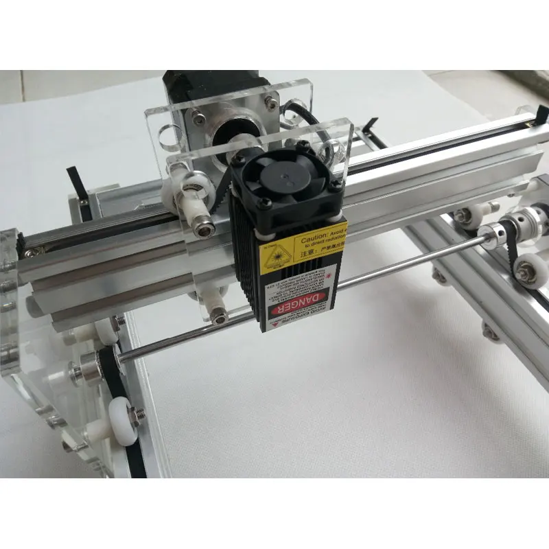 Гравировальная машина GRBL 500мВт настольная DIY набор с лазером сине-фиолетового цвета для печати CNC изображений рабочей области 20смх17см.