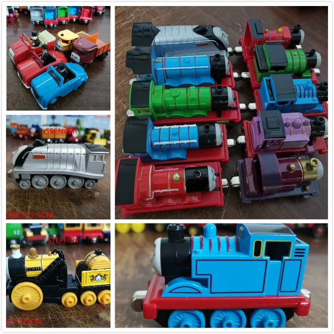 Diecast металлические поезд Магнитный игрушечные поезда Паровозик Trackmaster игрушка