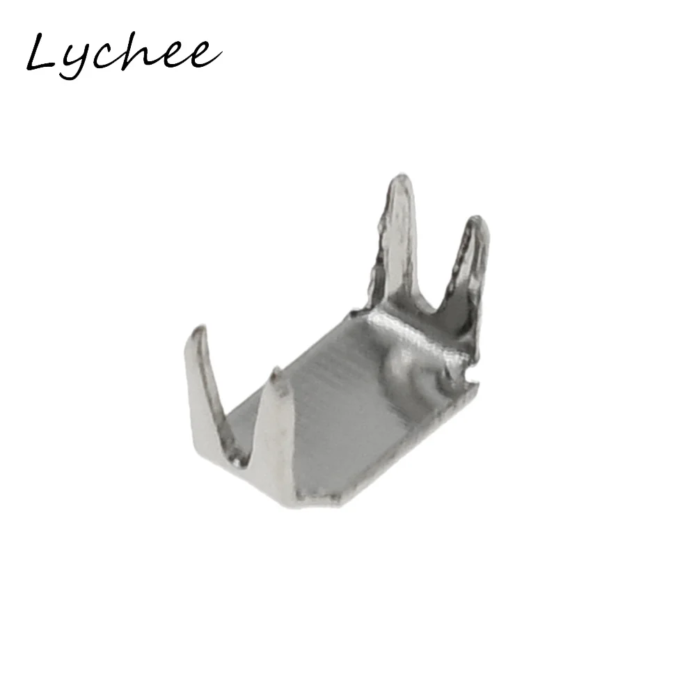 Lychee 3# 5# Classic Silver Color Metal Iron Zipper Stopper For DIY Craft Garment Pants Sewing Zipper End Accessories images - 6