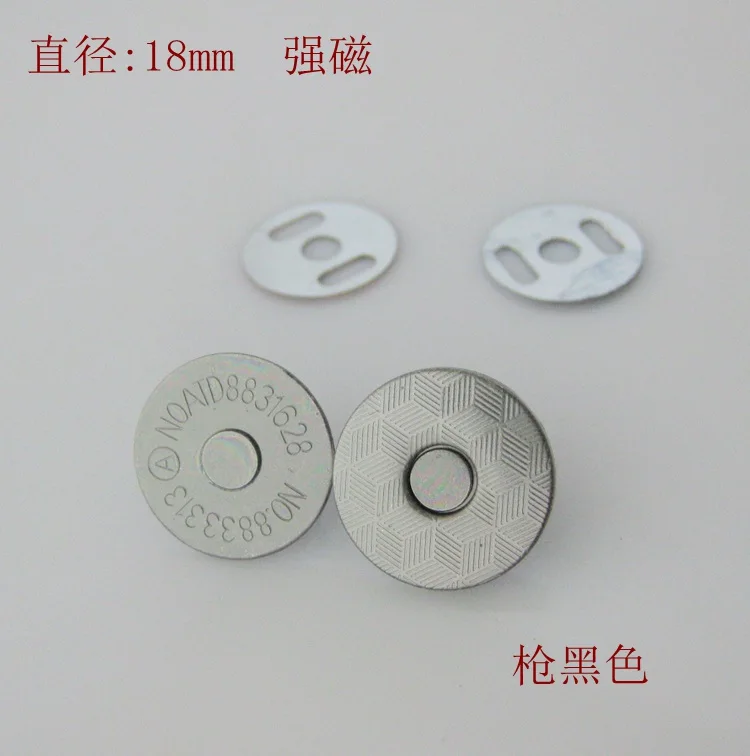 Оптовая продажа сверхтонкий матовый металлический магнит 18*2 5 мм для кнопок