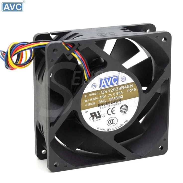 Оригинальный Для AVC DC 48V 0.95A DV12038B48H 12 см 12038 промышленный инвертор Охлаждающие