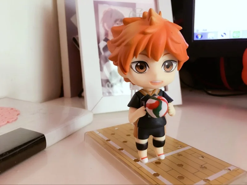 Кошмарным Фигурки Nendoroid Хината Shoyo 461 # ПВХ аниме волейбол Коллекция Модель