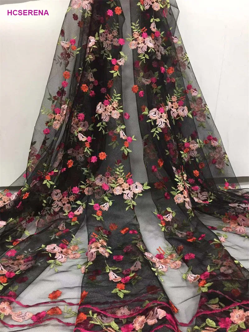 Нде 2020 новое поступление нигерийской французской сетчатой тюлью ткани мягкой и легкой для платья Африка сетка 5 ярдов/лот бесплатная доставка на.