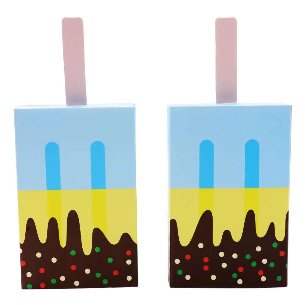 20 шт. подарочные коробки в форме мороженого для детской вечеринки дня рождения