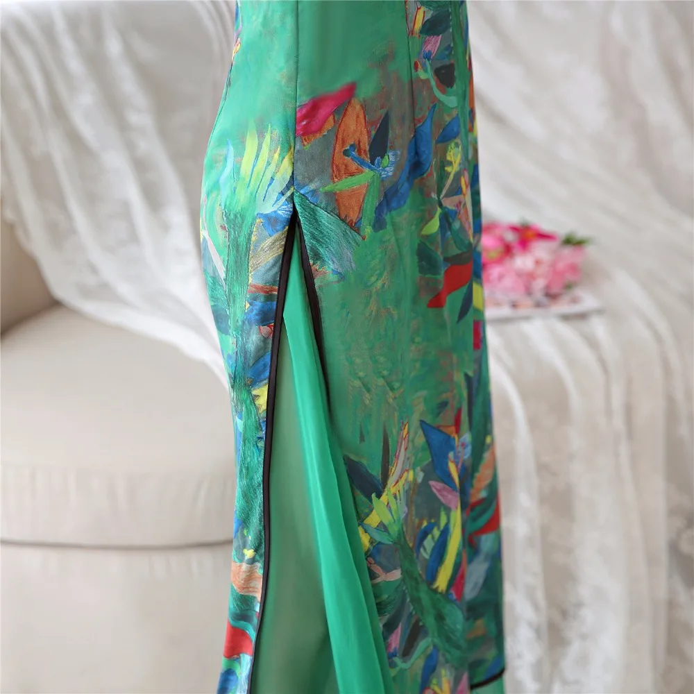 Женское платье Чонсам Aodai белое вьетнамское чонсам весна 2019|vietnam dress|ao dai vietnamao dresses
