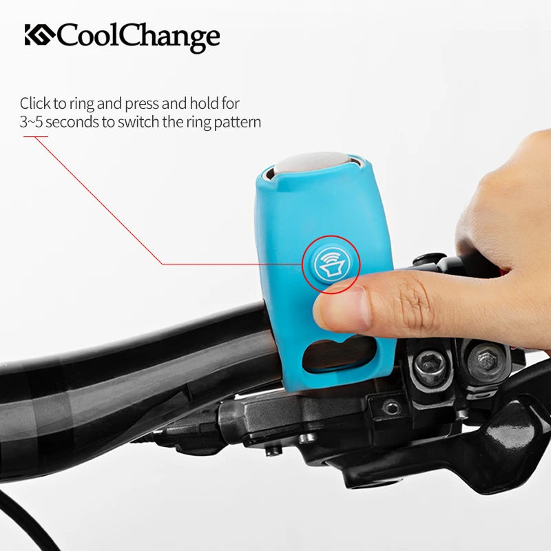 Велосипедный звуковой сигнал CoolChange водонепроницаемый 110 дБ ультралегкий