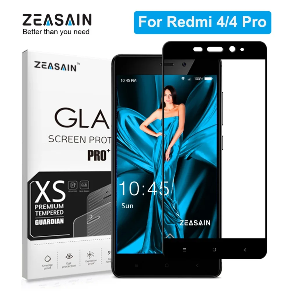 

Закаленное стекло для Xiaomi Redmi 4 Pro Prime, Xiaomi Redmi 4, полное покрытие