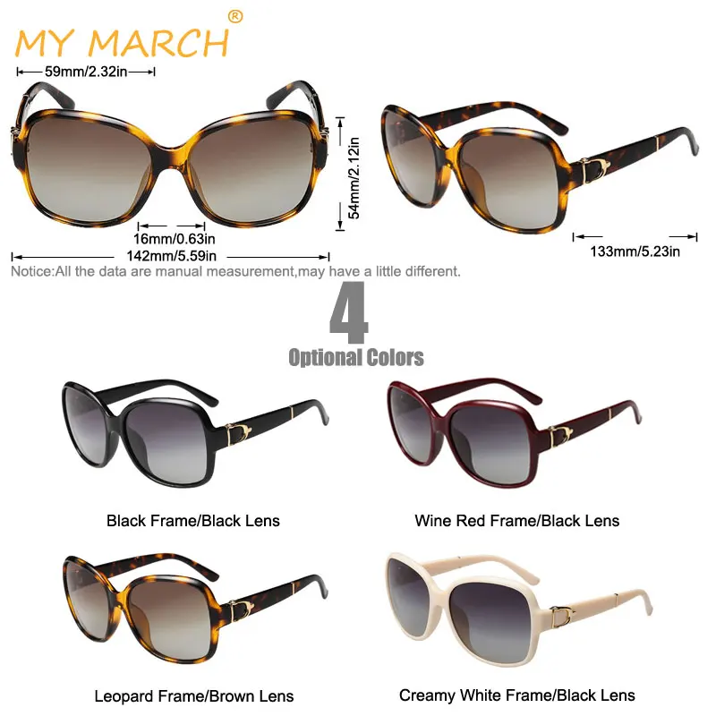 MYMARCH Модные женские солнцезащитные очки брендовые дизайнерские для вождения