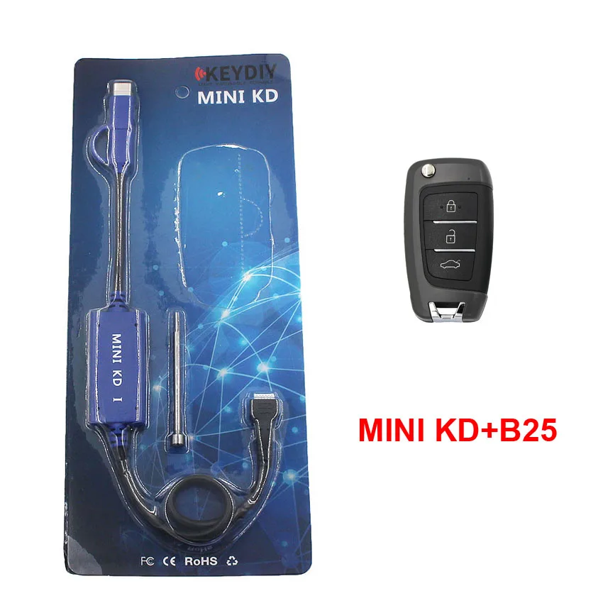 MINIKD with B25 Мини KD удаленный генератор ключей Поддержка Android сделать более 1000 автоматических пультов дистанционного управления, похожих на KD900+ B19-4 B25 B28 - Цвет: MINIKD with B25