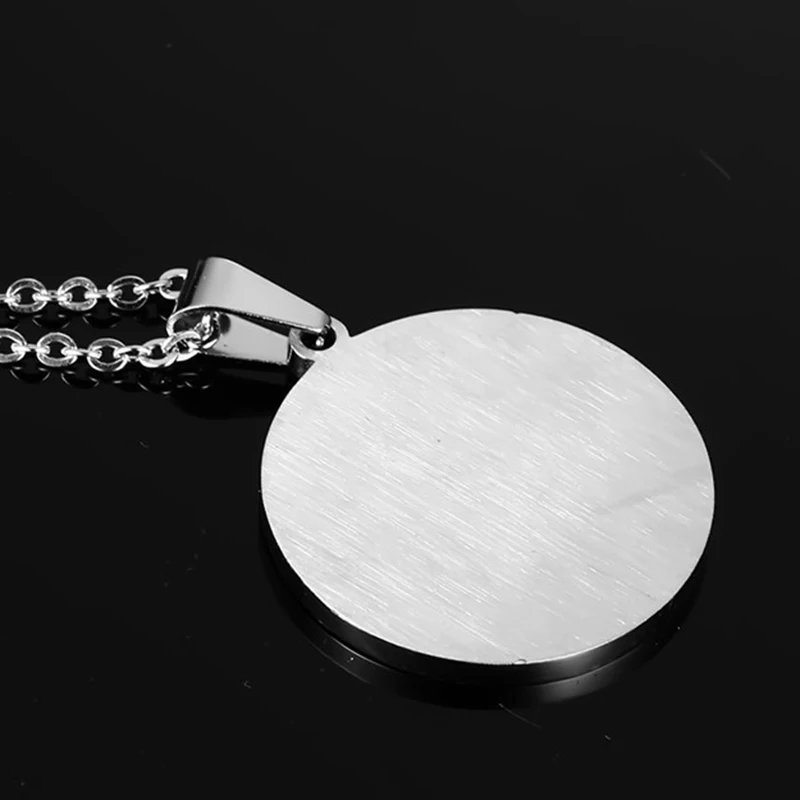 Кулон из нержавеющей стали Yin Yang Circle металлическая бирка китайский кулон Tai Chi Bagua