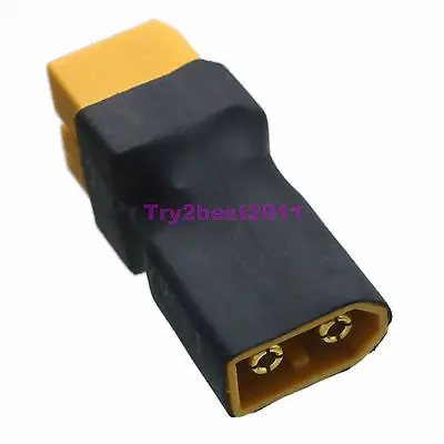 

No Wires: XT60 Parallel Battery Connector for Turnigy / Zippy / XT-60 1M2F