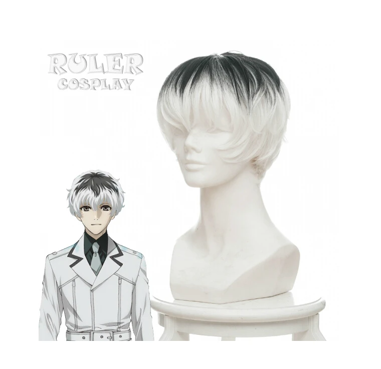 Одежда с надписью Tokyo Ghoul:re Сасаки хайсе Косплэй парик для косплея канеки кэна
