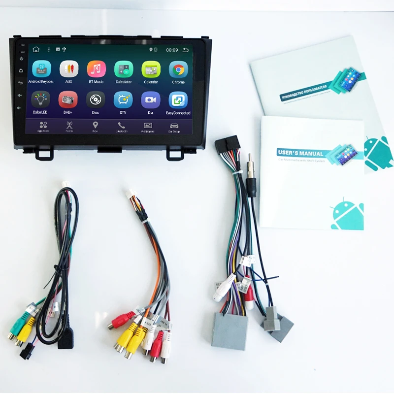 OZGQ Android 7 1 Автомобильный плеер для Honda CR V/CRV 2006 2011 HD экран Авто GPS навигация BT радио