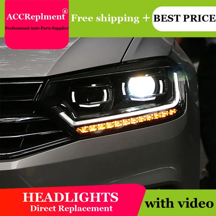 Авто PRO 2016-2018 vw фары bora автомобильный Стайлинг светодиодсветодиодный парковка Q5