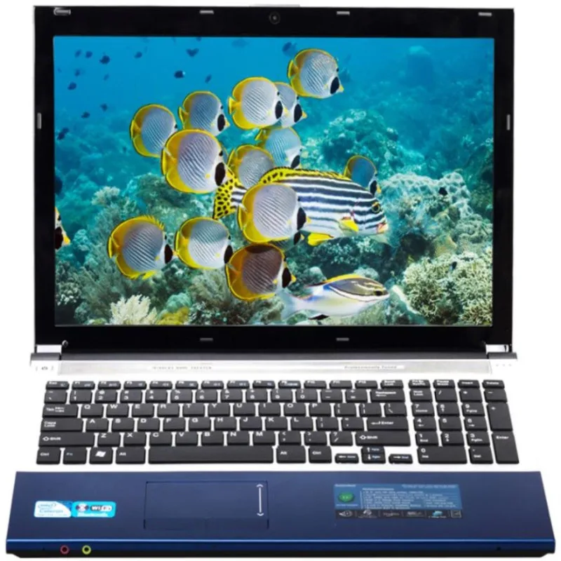 8ГБ ОЗУ 240ГБ SSD 15.6-дюймовый ноутбук для игр с разрешением 1920*1080P, процессором Intel Core i7, графикой HD Graphics, Windows 7, DVD-RW, WIFI и Bluetooth.