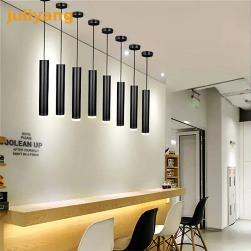 EHOME Modern Pendant Lights for Kitchen Lamp Dining Room Bar Counter Shop Pipe Spot Cylinder 110v 220v|pendant lighting kitchen|modern pendant