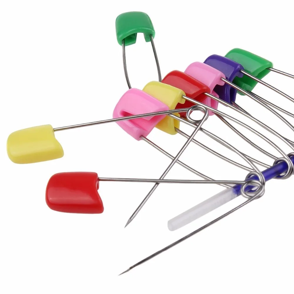 50 шт. Детские булавки Цветные для подгузников детей младенцев детей|Булавки и