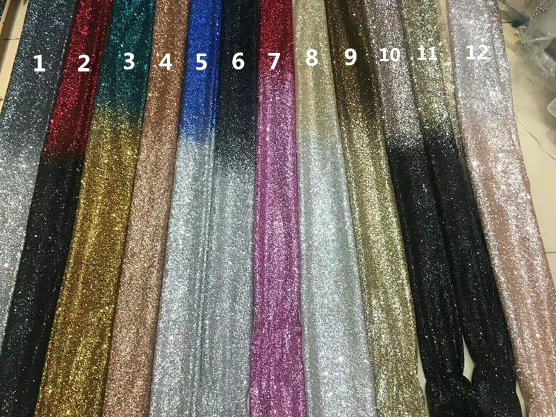 

5yards shining glued print glitter ZH-71528 sparkle net tulle mesh lace for fashion dress
