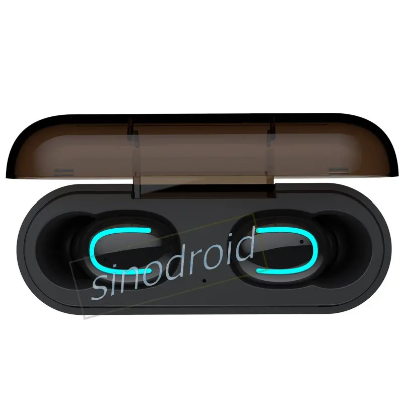 TWS стереонаушники HBQ Q32 с поддержкой Bluetooth 5 0 и зарядным футляром на 1500 мА ·