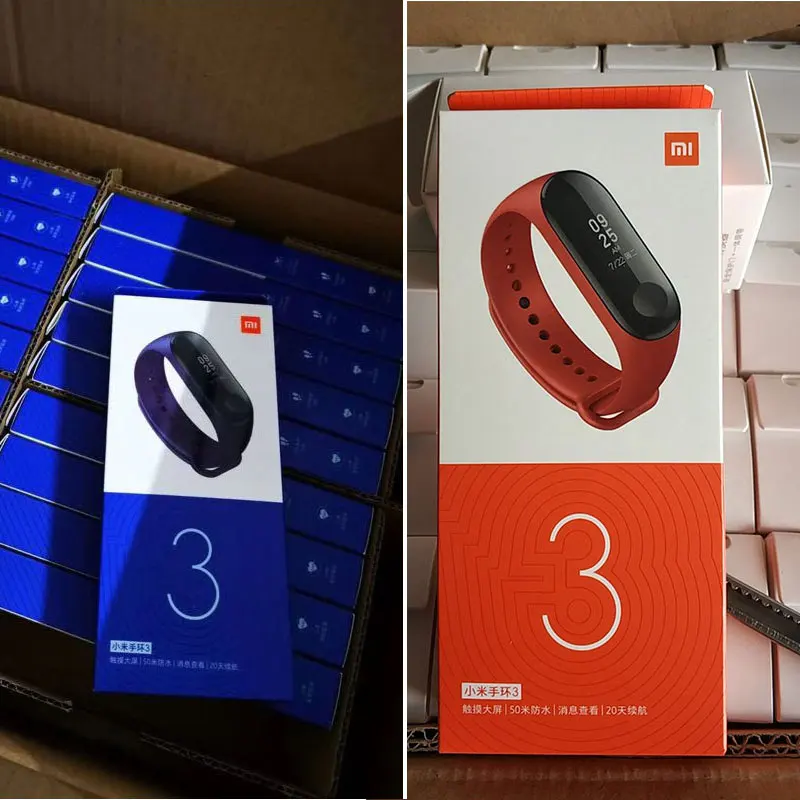 Глобальная версия Xiaomi Mi Band 3 умный Браслет сенсорный экран OLED фитнес- браслет MiBand