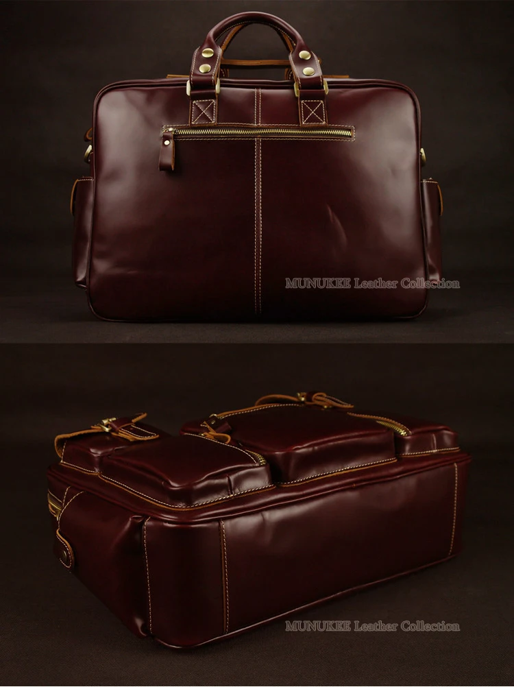 Luxury Genuine Leather Men's Travel Bags Luggage bag Big Men Leather Duffle Bags weekend bag overnight large tote Handbag M038#