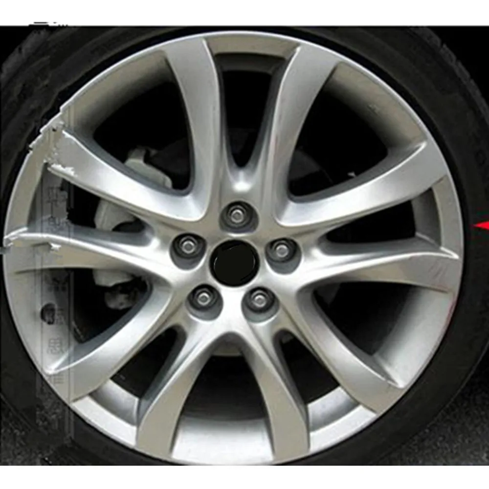 Виниловые наклейки на колеса MAZDA 6 ATENZA 2013 2014 2015 черные из углеродного волокна для