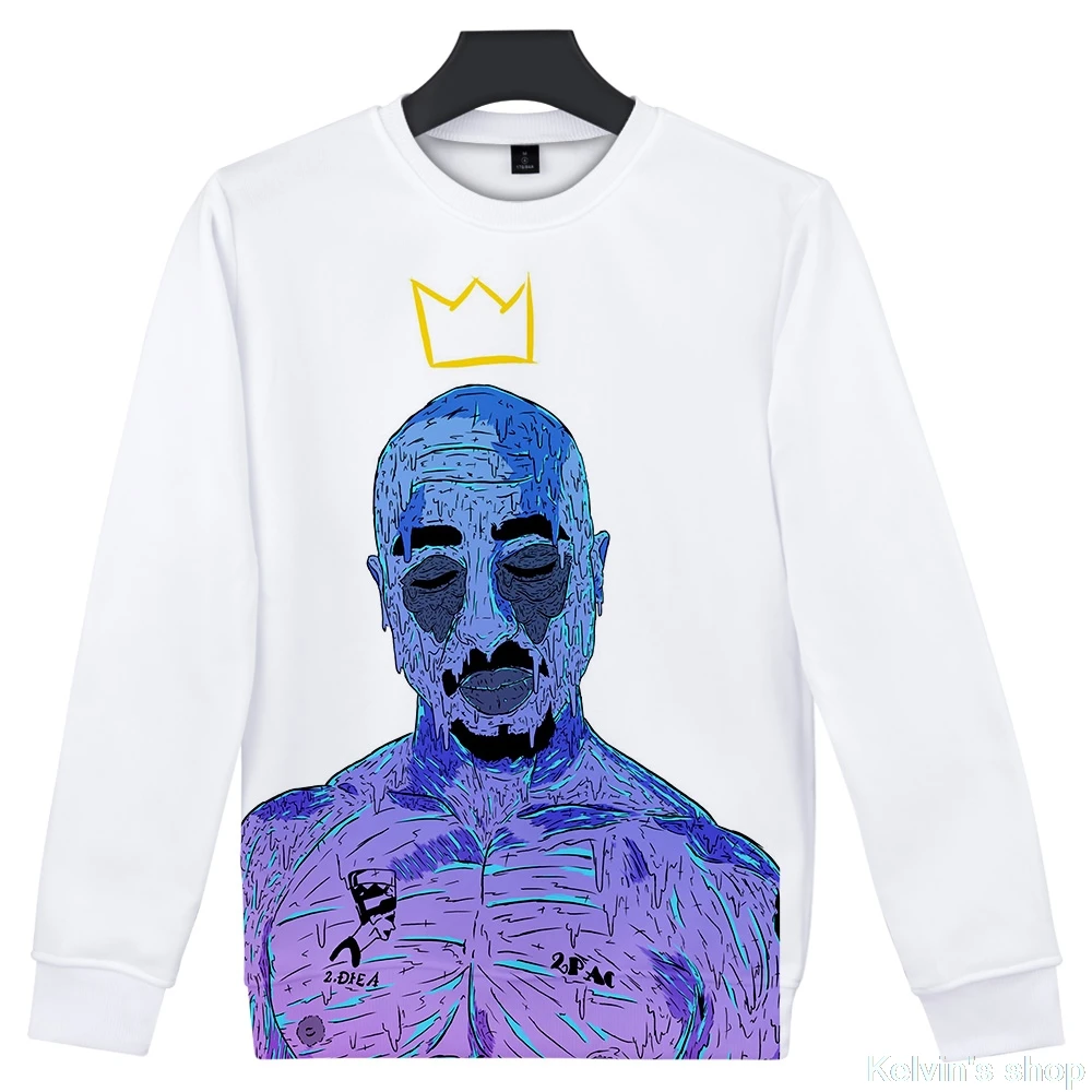 Певица 2PAC 3D принт для мужчин с длинным рукавом фанатская Толстовка Куртка