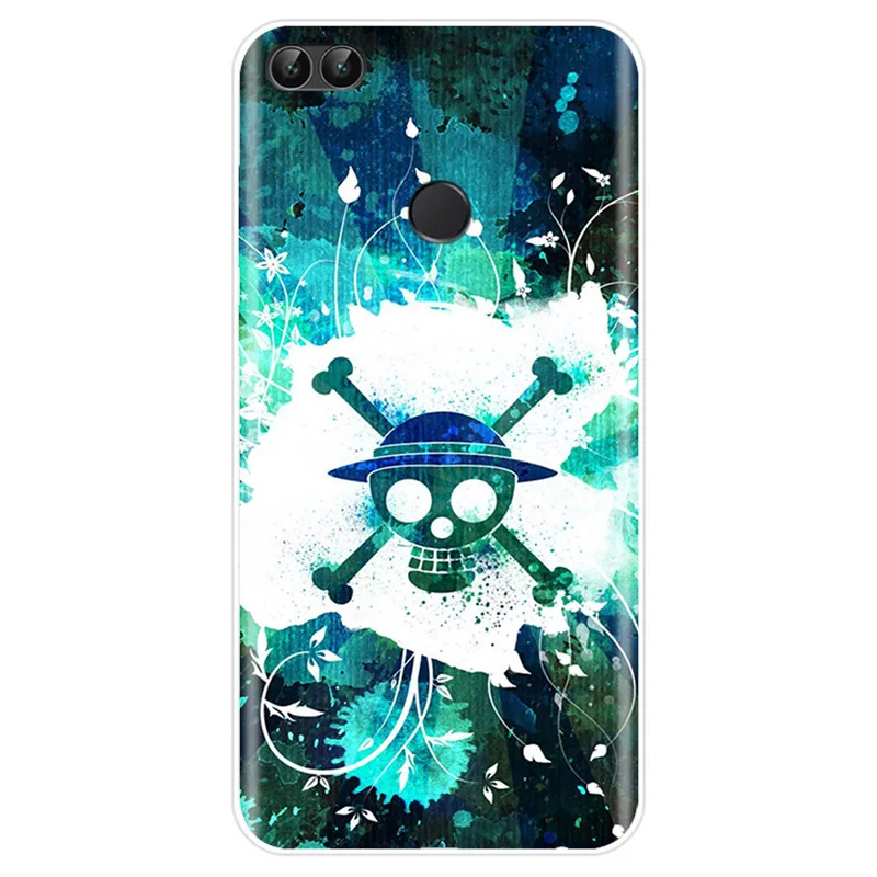 Чехол в стиле аниме Luffy One Piece Мягкий силиконовый чехол из ТПУ для телефона Huawei P9 P10