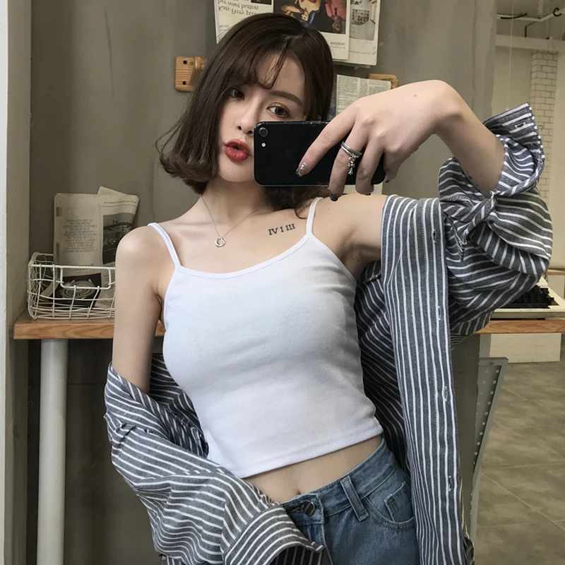 5 цветов Mihoshop Ulzzang Корейская женская модная одежда базовые белые повседневные