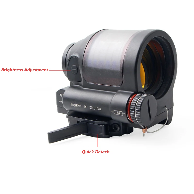 Тактический Trijicon SRS стиль солнечной энергии 1X38 красный точка прицел