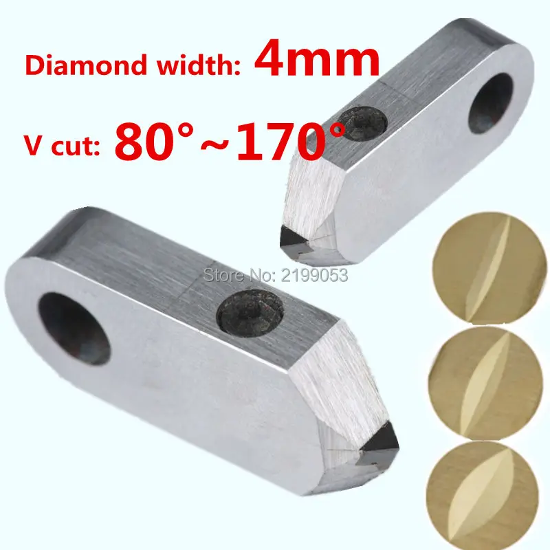 Posalux machine tools and accessories 4mm PCD posalux V diamond tools jewellery cutting tool for metal gold silver ring faceting