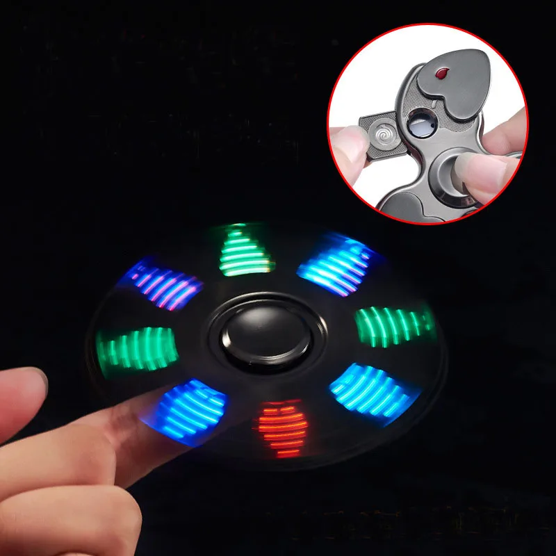 Непоседа Spinner Сигареты Аксессуары Зажигалка счетчик светодиодный плита провода