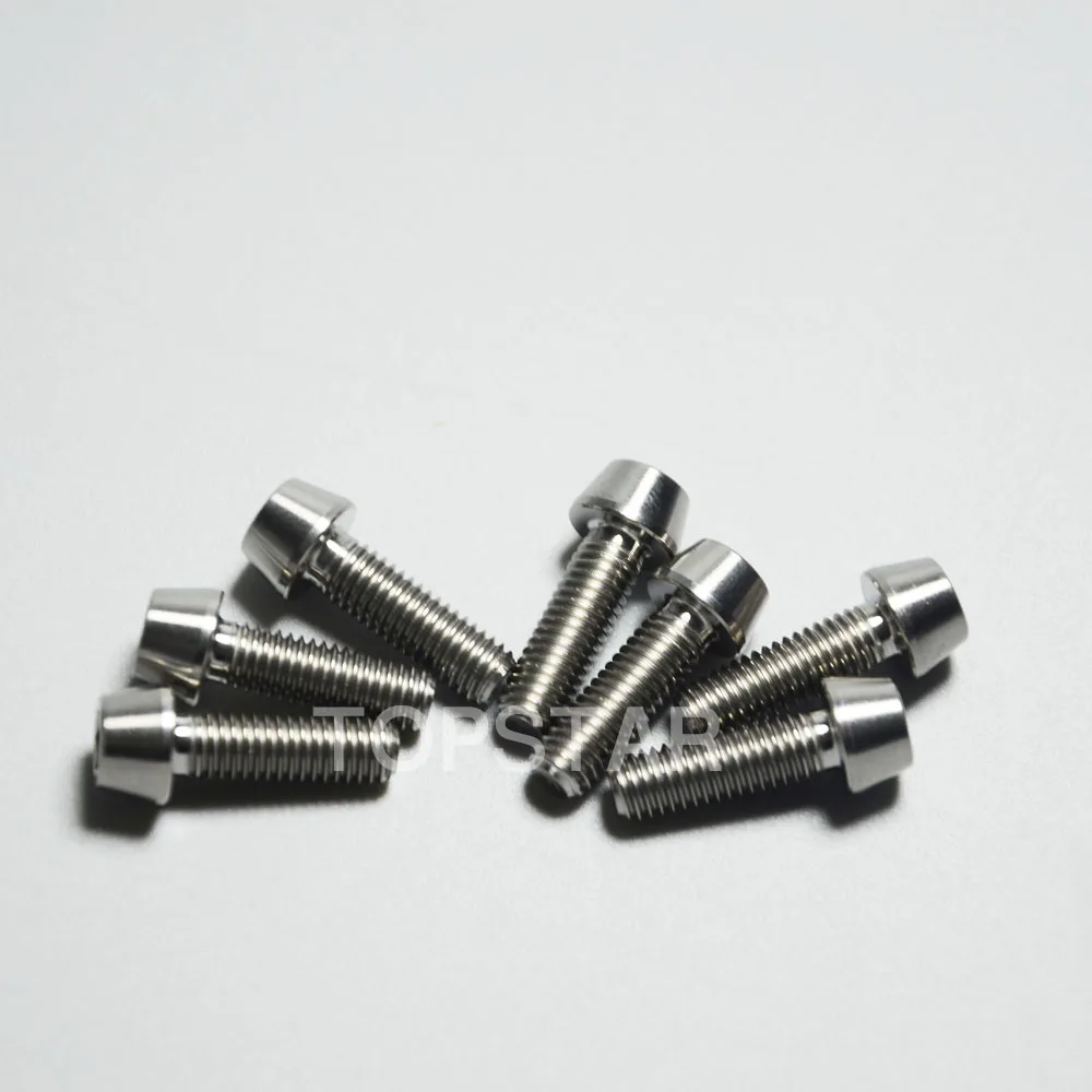 

6Pcs Titanium Bike Stem Bolts M5 x 16