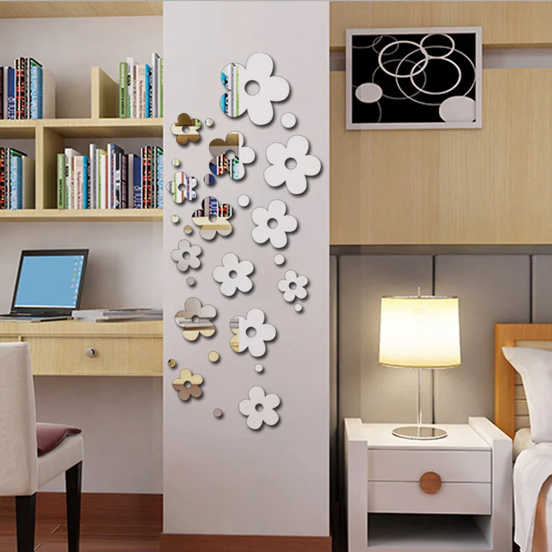 27 шт. акриловые декоративные зеркальные наклейки на стену|mirror wall|decorative wall mirrorsmirror