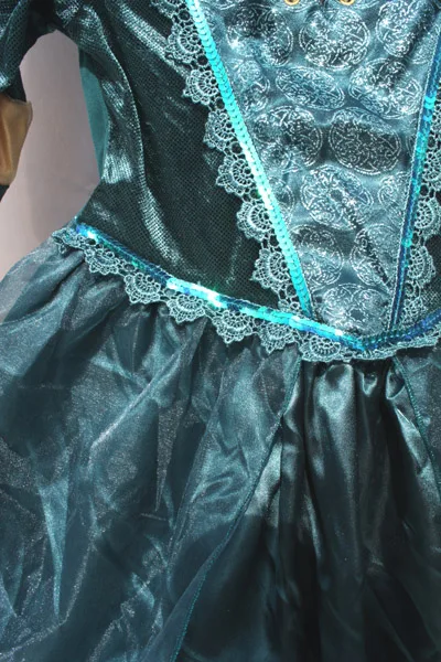 Новый праздничный костюм на Хэллоуин нарядный смелая Принцесса Мерида платье