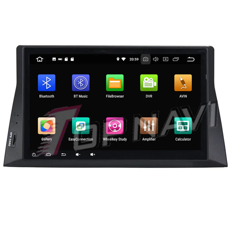 Четырехъядерный Автомобильный GPS навигатор Topnavi 10 1 дюйма Android 8 для Honda Accord 2008 2009 2010