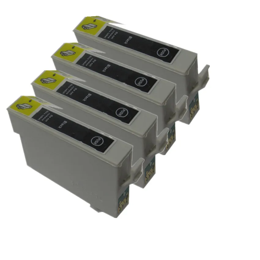 4 шт. T1711 Черный чернильный картридж для EPSON Expression Home XP-33 XP-103 XP-203 XP-207 XP-303 XP-306 XP406 313 323