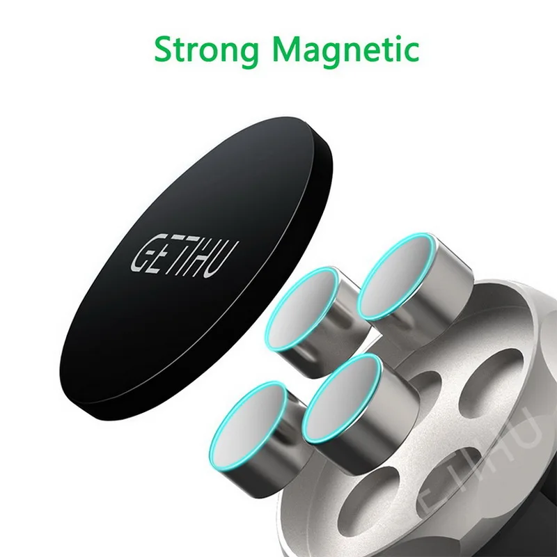 GETIHU 360 магнитный автомобильный держатель для телефона на магните