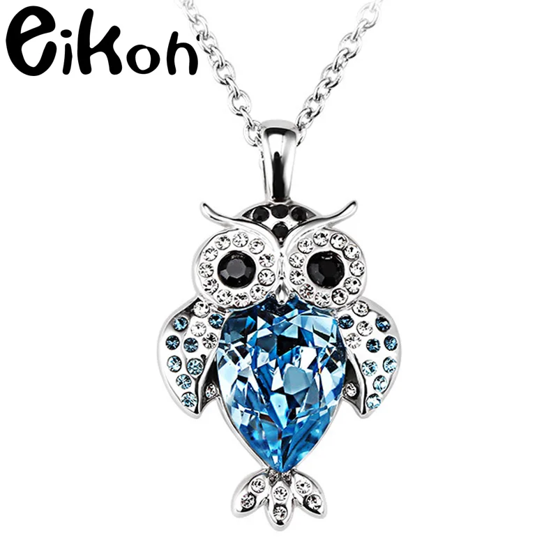 Eikoh Сова Ожерелье Ювелирные Изделия Аксессуар Белого Золота Цвет Boho Длинные