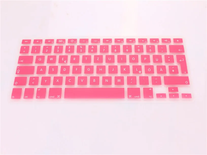 Ослепляющий цветной чехол с клавиатурой для macbook air/pro retina 13 3 15 4 в немецкой версии