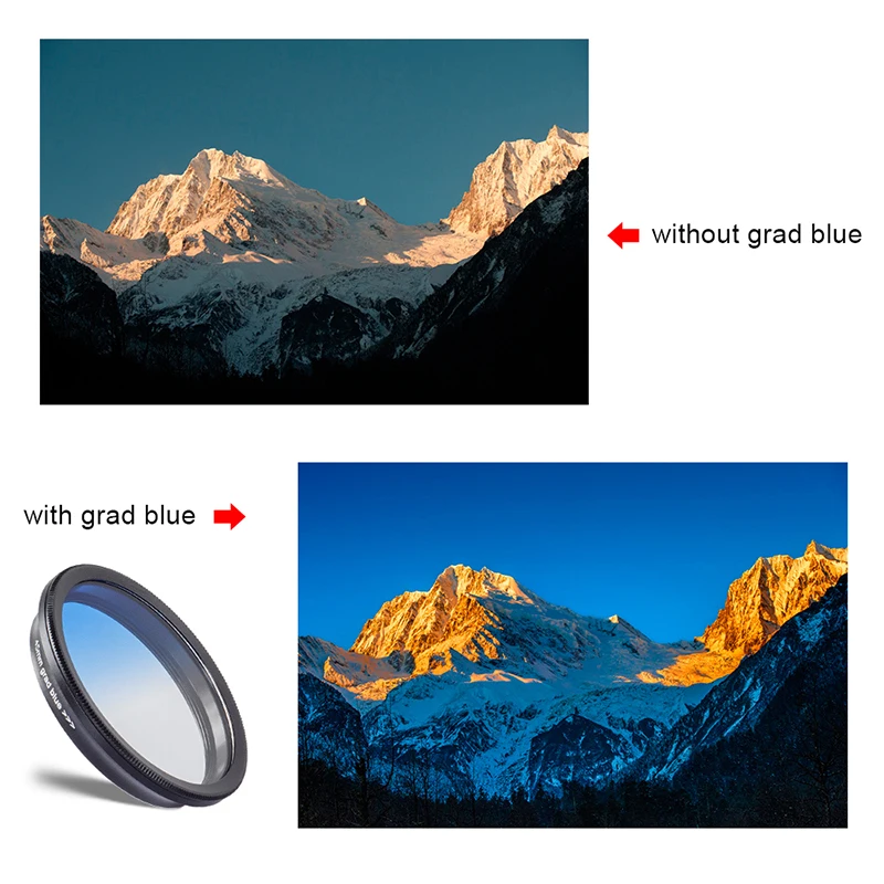 Объективы для мобильных телефонов APEXEL широкоугольный/макрообъектив с градовым