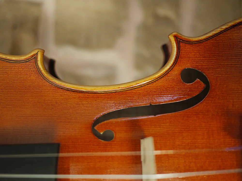 Carpathian Spruce Guarneri Del Gesu 1737 скрипка модуль с Lable. Обер мост, антикварная лакированная, № 2863