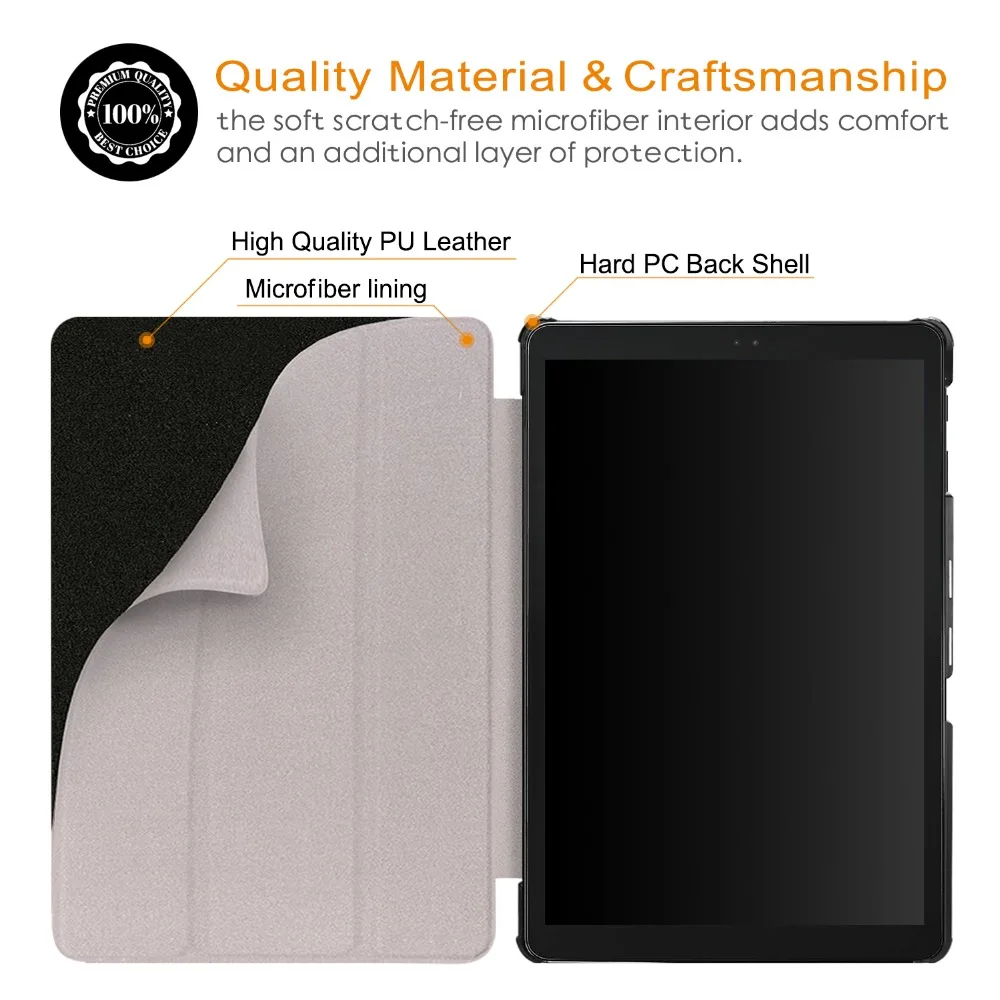 6-в-1 Для samsung Galaxy Tab A 10,5 дюймов SM-T590 SM-T595-Printed Smart Cover чехол+ Bluetooth клавиатура+ сумка+ стилус+ Защитная пленка на экран+ влажные салфетки