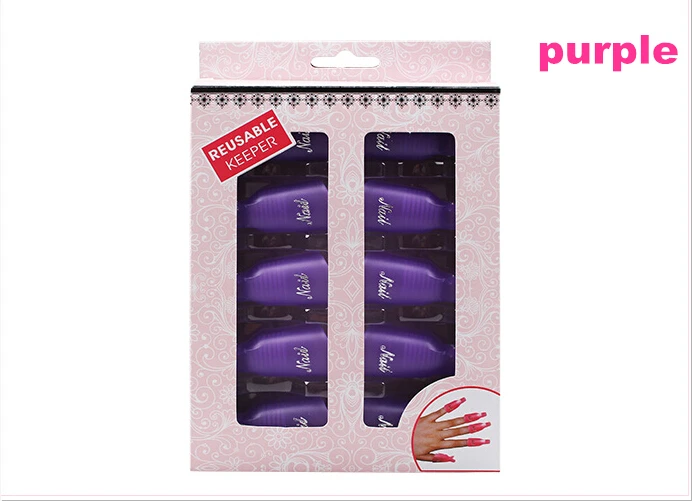 10 шт. пластиковые зажимы для ногтей|plastic nail art soak|plastic artcap clip |