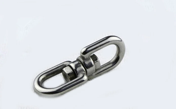 5 двухсторонний шарнирный крюк скоба Соединитель с кольцом 9 мм на мм|double swivel